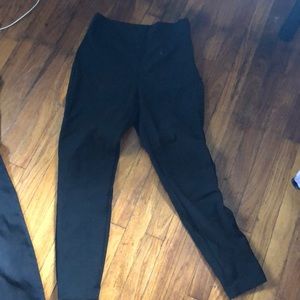 Express black skinny work pants